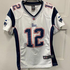 Patriots On Field Nike Jersey - Tom Brady  Women's Size M